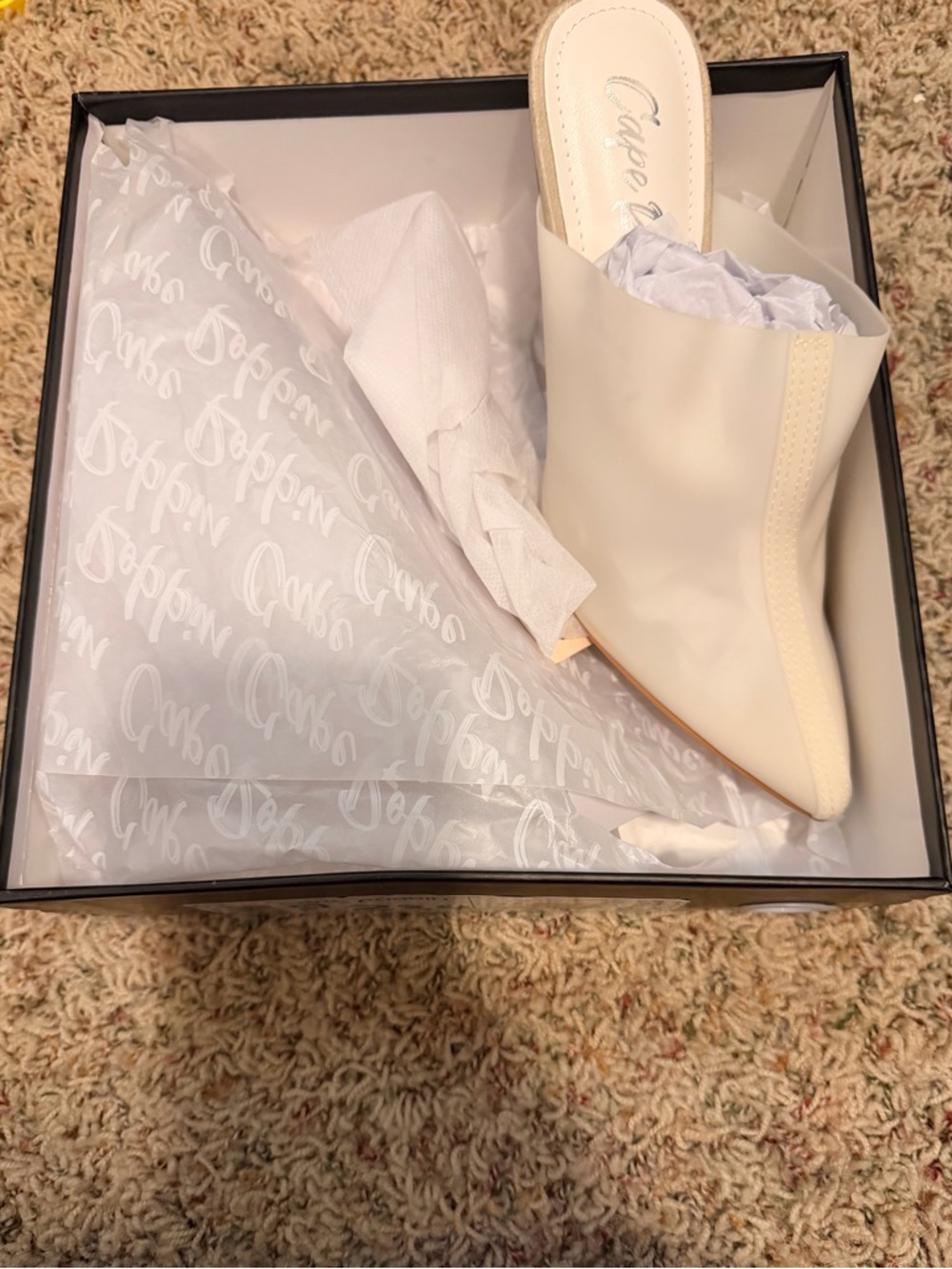 Cape Robin Pointed Mule Heel